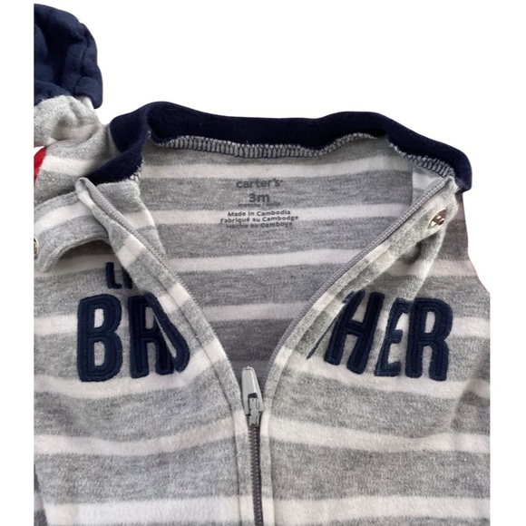 Carter’s 3 Month Little Brother Onesie - Picture 3 of 3